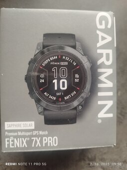Garmin Fénix 7x pro solar safir - 5
