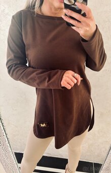 Damska jemnunka talianska tunika choco - 5