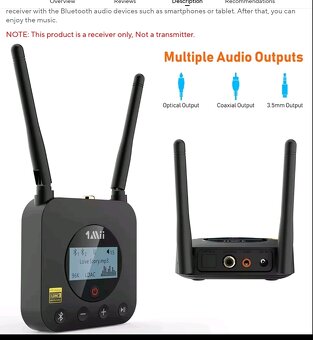 Bluetooth audio prijímač - 5