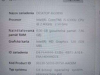 Lenovo Thinkpad T460 + Intel core i5 + 8gb ram + Windows 11 - 5