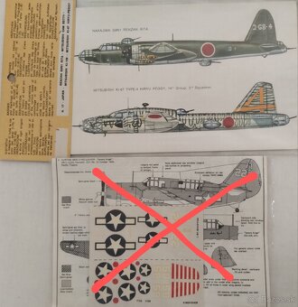 Obtlačky lietadlá WWII 1/72 - 5