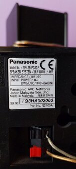 receiver YAMAHA + subwoofer a 5 reproduktorov PANASONIC - 5