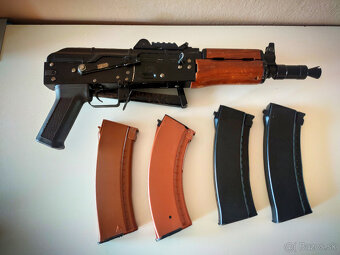 CYMA AKS-74U celokov, drevo, mosfet 1,55 J - 5
