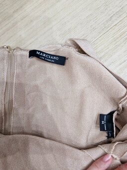NOVE Guess monogram khaki,bezovy,modry crop top - 5