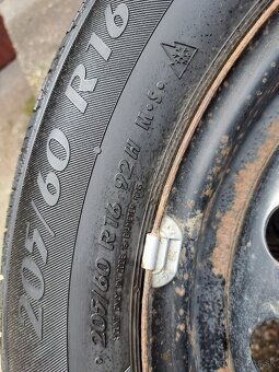 Zimné plechové 205/60 R16, 5x114.3 - 5