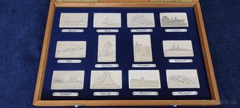 Investičné striebro-tehličky-sada Slávne lode-70te roky-962g - 5