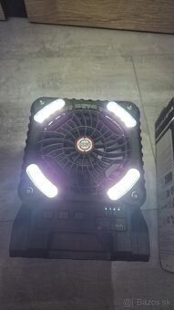 SOLÁRNY VENTILÁTOR PRENOSNÝ S LED - 5
