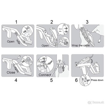 Nintendo Wii - Pištol / Zbraň / Light gun-malá prasklinka - 5