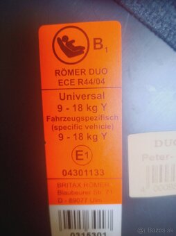 Britax Römer duo autosedačka - 5