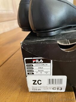 Dievčenské, kožené balerínky č. 32, zn. FILA - 5
