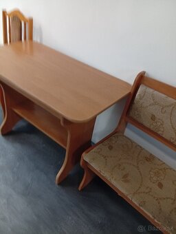 Sedacia Súprava + Stôl + Lavica + Stolička + Stolík Do Obyv. - 5
