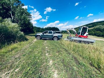 Zemne a vykopove prace pasovym minibagrom - 5