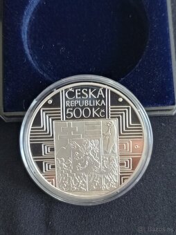 Strieborné mince 500 Korún Československo PROOF - 5