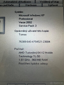 Notebook MSI AMD Turion - 5