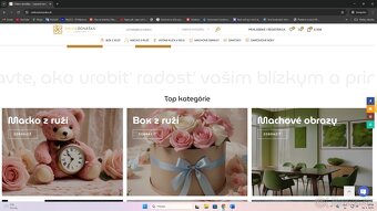 predám eshop zameraný na donášku kvetov - 5