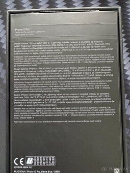 Predám Iphone 13 Pro - 128 gb, Sierra Blue - 5