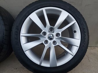 5x112 7Jx17 ET49 - disky original ŠKODA model TRIUS - 5