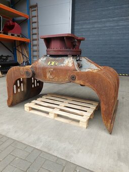 Demolačný drapák s rotátorom Demarec DRG-22-DN 15-30 ton - 5