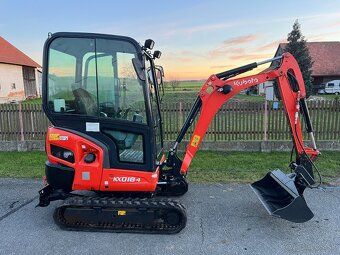 Minibagr Kubota KX018-4 hyd.podvozek+hyd.svahovka - 5