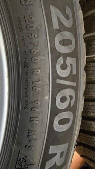 Predam elektrony WV group 5x112 R16 a zimne gumy - 5