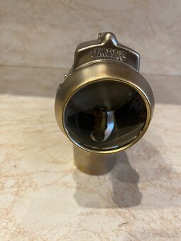 Karbidová lampa  3 na historický bicykel. - 5