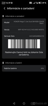 Vymením Honor Magic 7 Lite 5G 256gb - 5