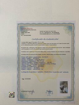 Limitovaná litografia Banksy – Helicopter - 5