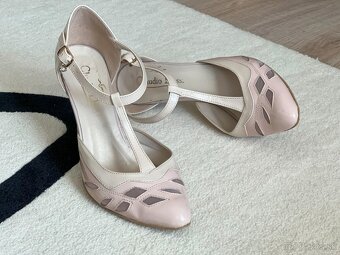 Lodičky, ružovo-béžová, 38 - 5