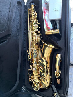 Predám Es - alt saxofón - Yanagisawa model A-WO10 GOLD - dok - 5