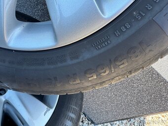 Hliníkové disky Opel Corsa 4x100 r15 + letné 185/65 r15 - 5