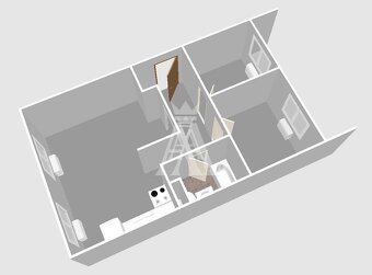 3 IZBOVÝ BYT, ŠAFÁRIKOVA TRIEDA, KOŠICE TERASA - 5