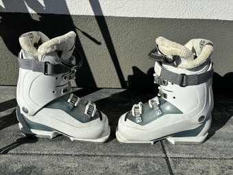 Lyže Rossignol + lyžiarky Salamon + palice - 5