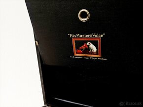 His Master’ Voice – gramofon na kliku z roku 1925, top stav - 5