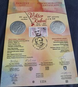 Pamätne listy k slovenským strieborným minciam - 5