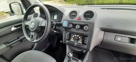 VW Caddy Maxi 2,0 TDI 140PS,  7miest, strieborná metalíza - 5