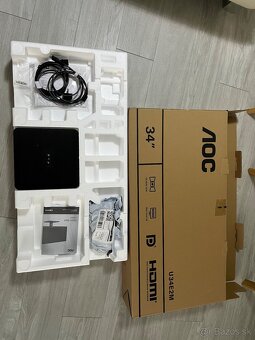 34" AOC U34E2M monitor - 5