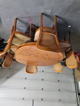 Jedálenský stôl rozťahovací so stoličkami - 5
