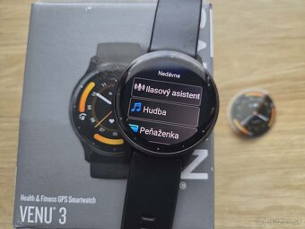 Garmin Venu 3 Slate/Black Band, top, zaruka - 5