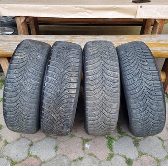 Zimné pneumatiky 185/65 na plechových diskoch R15  4x108 - 5