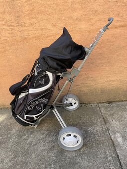 Kompletný golfový set = 12 Palíc + bag Callaway + vozík + lo - 5