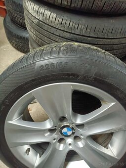 ❄️zimné 4ks alu disky orig. BMW 5x120 R17 pneu ❄️ 225/55 6mm - 5
