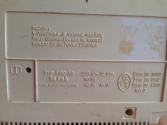 Retro televízor TESLA Merkur - 5