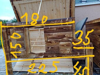 Kurín kurník Latrina suché wc psia psie búdy - 5