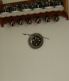 Keramika komplet s poličkou - 5