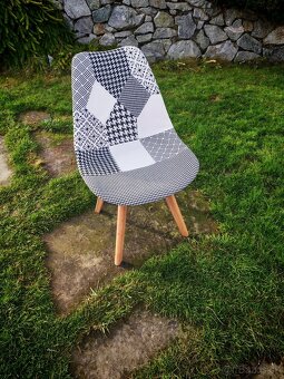 Jedálenské stoličky patchwork - 5