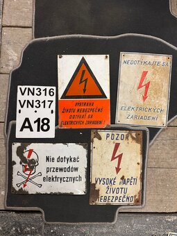 Plechové tabule, smaltovné tabule - 5