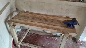 Pracovný stôl drevený - 5