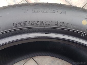 225/55 r17 letné pneumatiky 4ks Bridgestone - 5