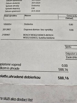 Sušička bielizne Bosch - 5