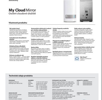 Predám NAS úložisko Western Digital My Cloud Mirror 4 TB - 5